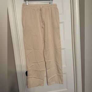 Men's Beige Casual Pants